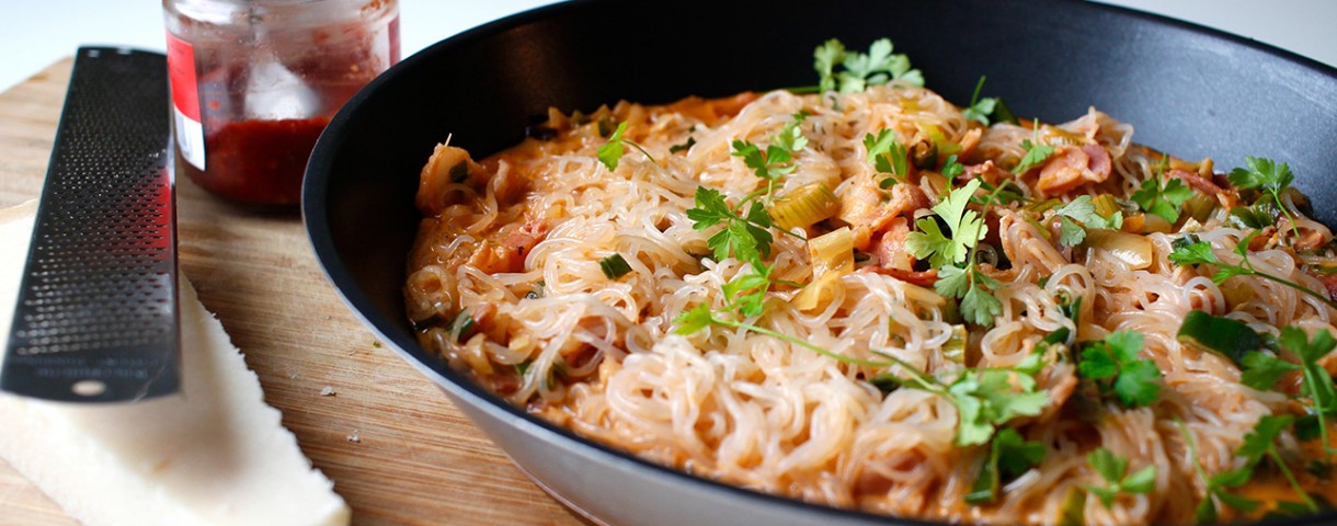 Snabb mejerifri baconwok