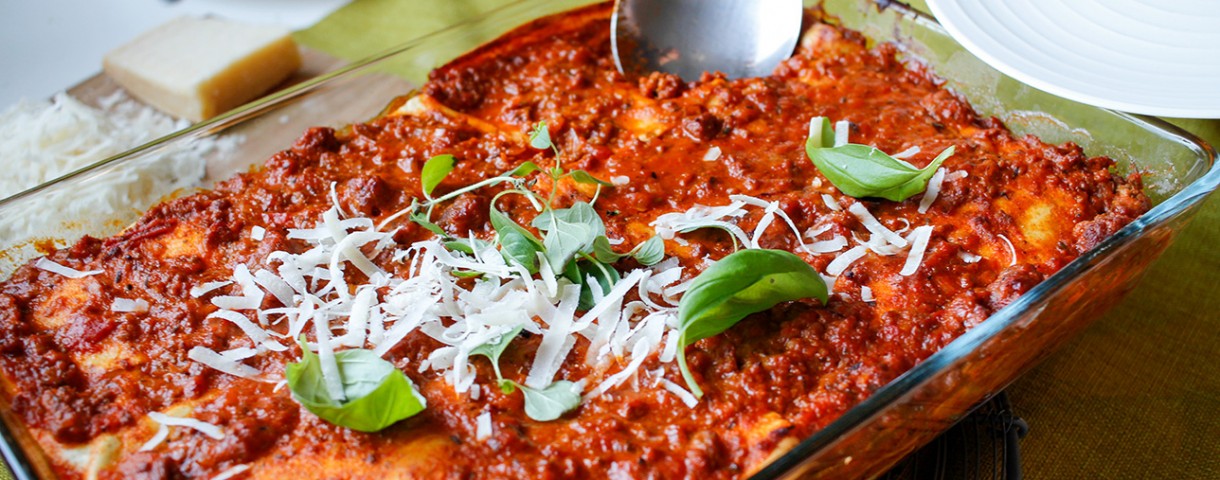 Lesscarbs lasagne