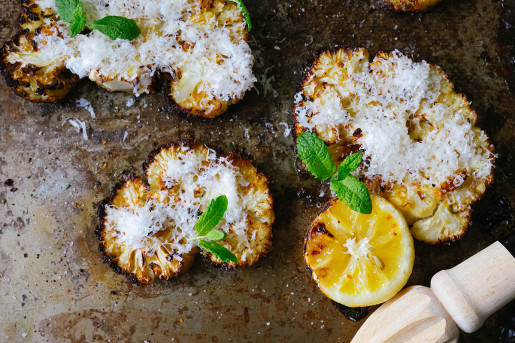 Blomkål med parmesan och citron