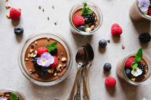 Chokladpannacotta
