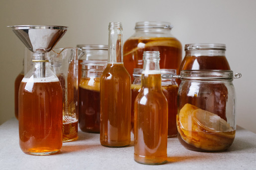 Göra egen kombucha