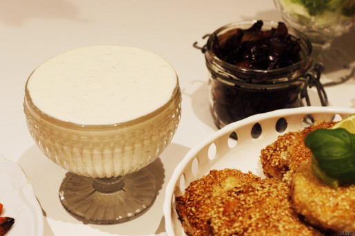 Ingefära/lime/chilisås och balsamicostekt rödlök