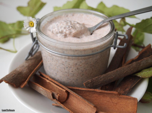Chiapudding med kanel