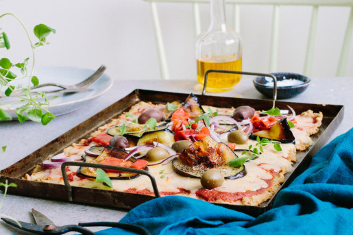 Vegetarisk LCHF-pizza