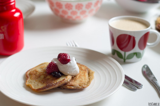 Mejerifria amerikanska pannkakor