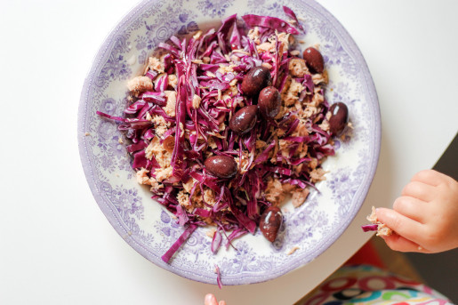 Kål- och tonfisksallad