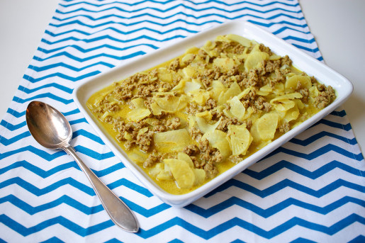 Lamm- och rättikapanna
