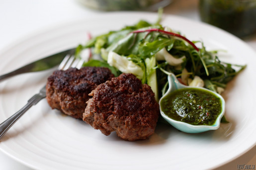 Mapuchebiffar med chimichurri