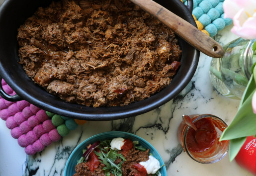 pulled pork taco