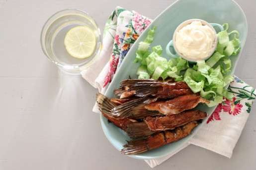 Rökta laxfenor LCHF PALEO