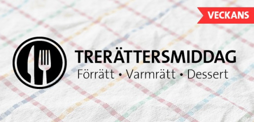 Trerättersmiddag
