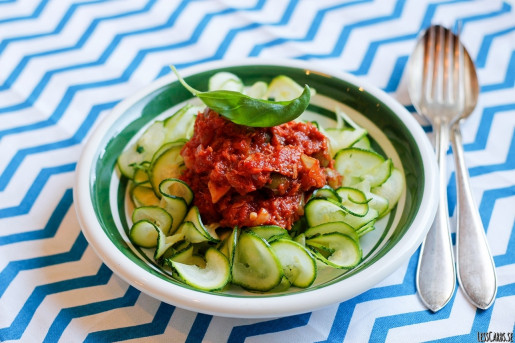 Tonfisksås med zoodles